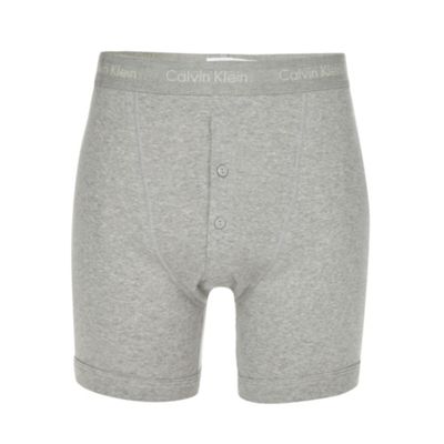 Calvin Klein Underwear Grey button boxer shorts
